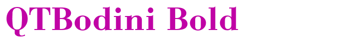 QTBodini Bold